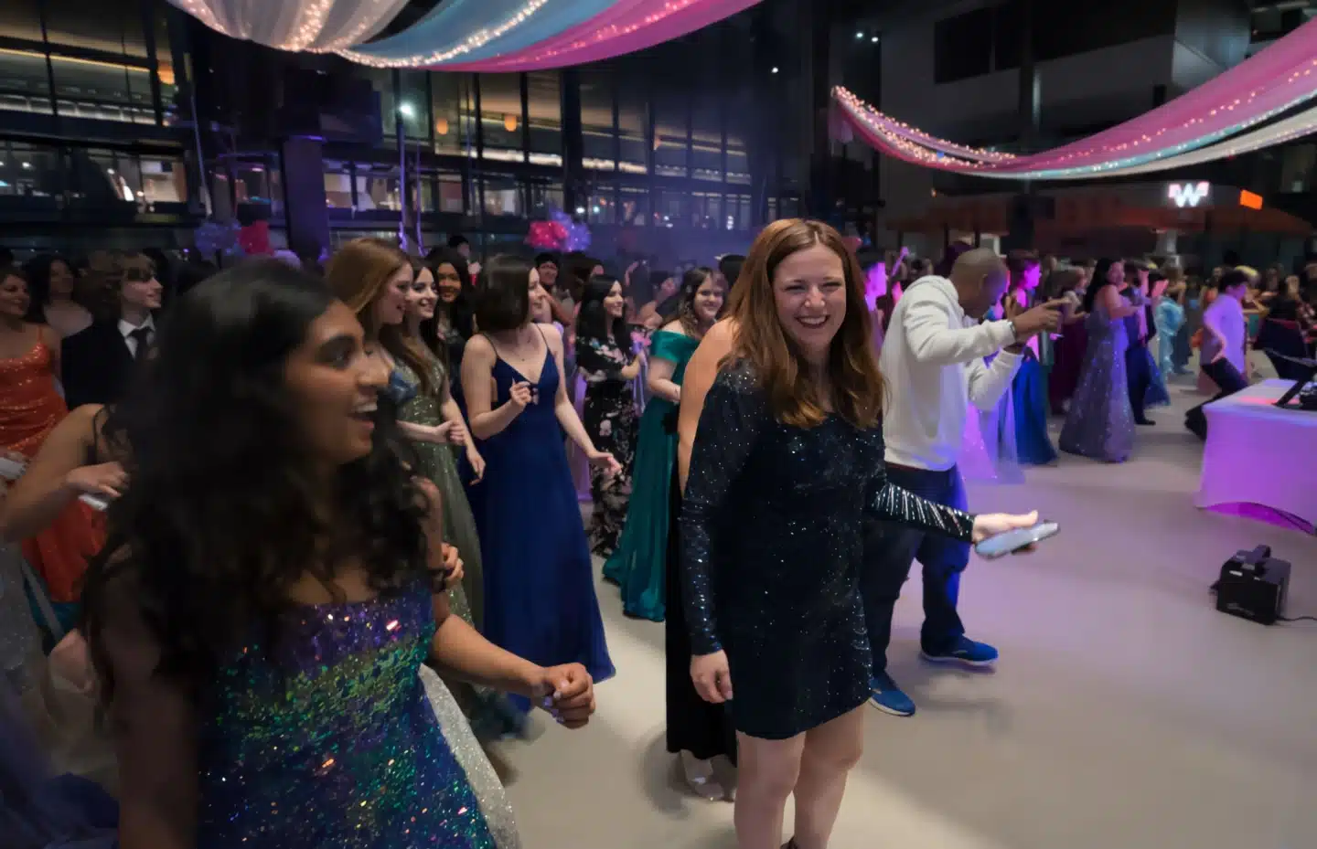 High school prom in Dallas featuring professional DJ entertainment by Great Music & Games