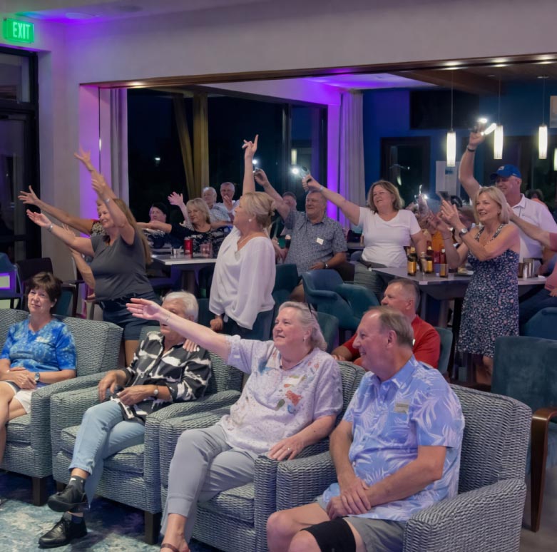 Professional DJ providing entertainment and MC services at a corporate event in Arlington, TX<br />
