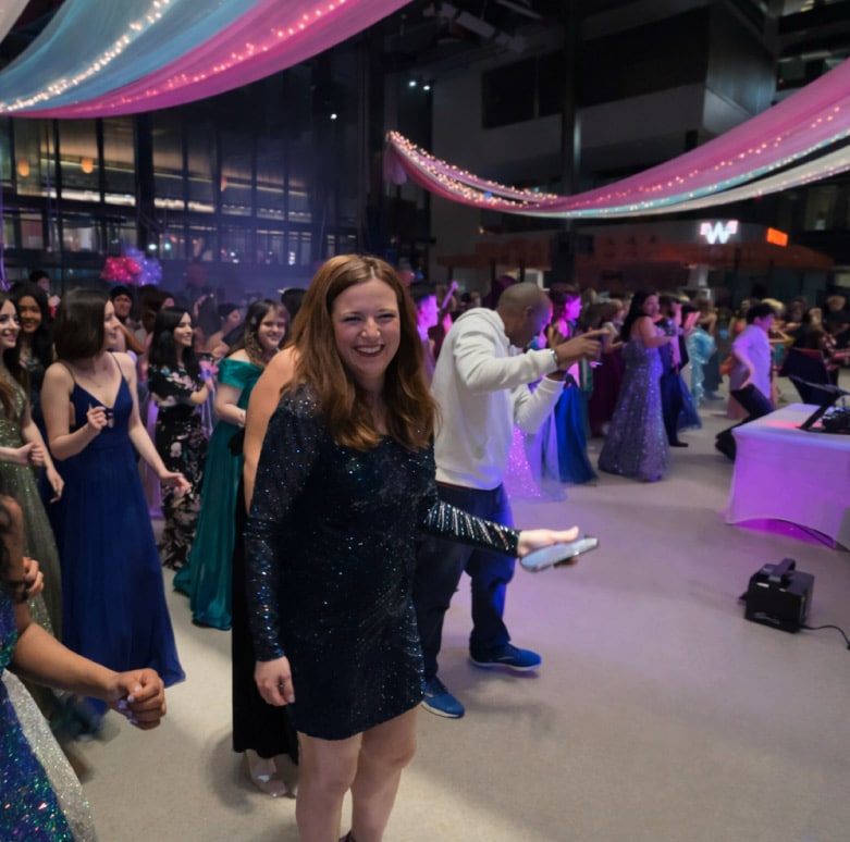 DJ providing music and entertainment at a private party or social event in Dallas–Fort Worth<br />