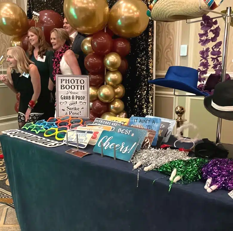 Photo booth and 360 booth experiences creating interactive moments at a Dallas–Fort Worth event