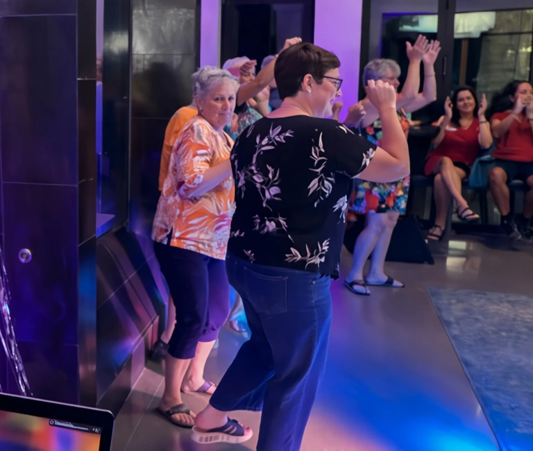 Employees enjoying a corporate team building event in Grand Prairie, Texas