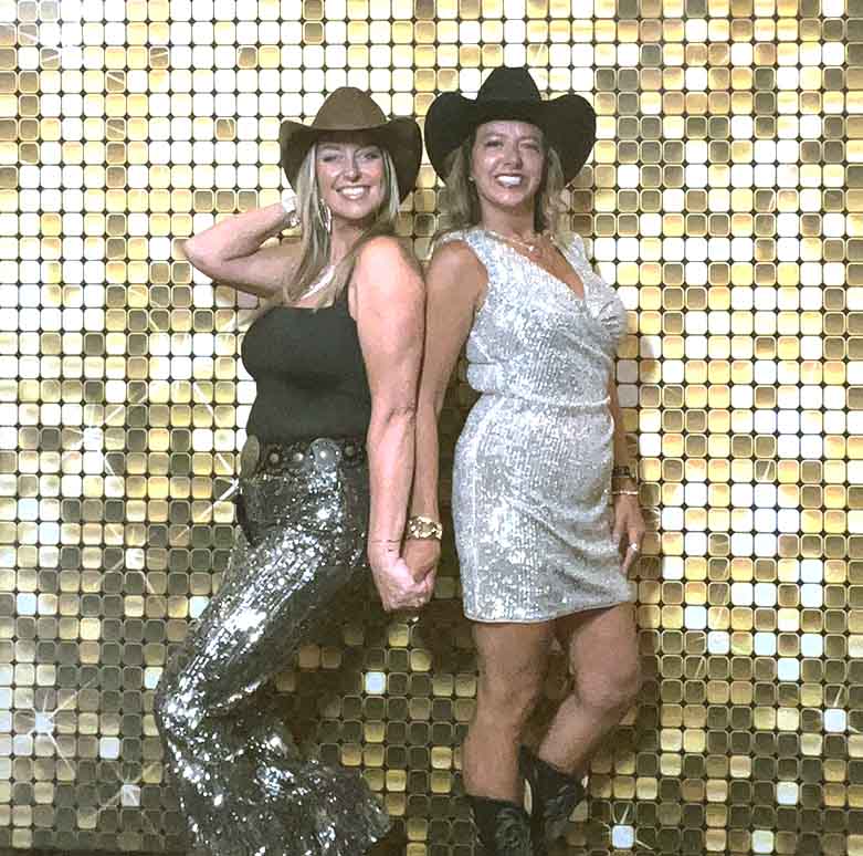 Corporate event photo booth rental in Southlake TX with guests taking branded photos during a company celebration